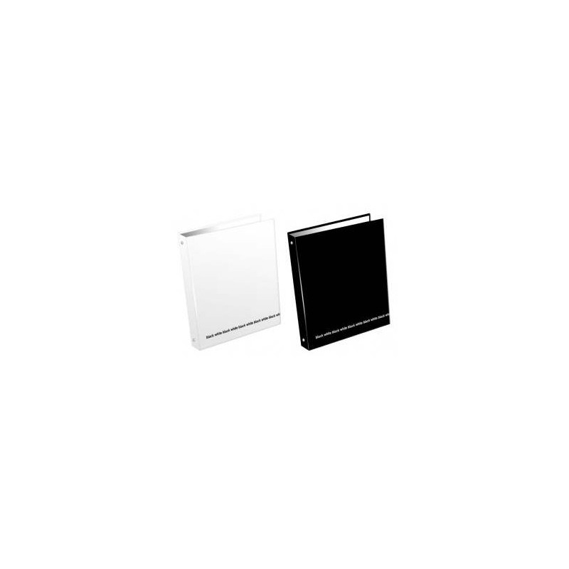 Cartella 4 anelli tondi diam 30mm 31x22 2 Colori Assortiti